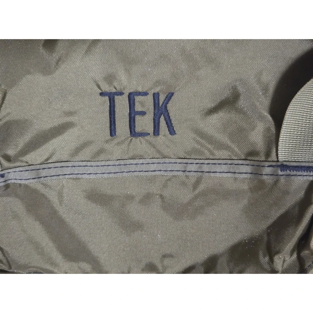 L.L.Bean 90s Continental Backpack Khaki Rare Vintage Bag LL Bean Initials